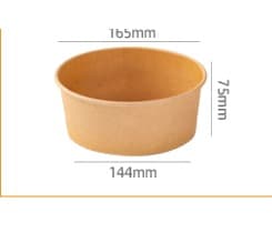 kraft paper bowl