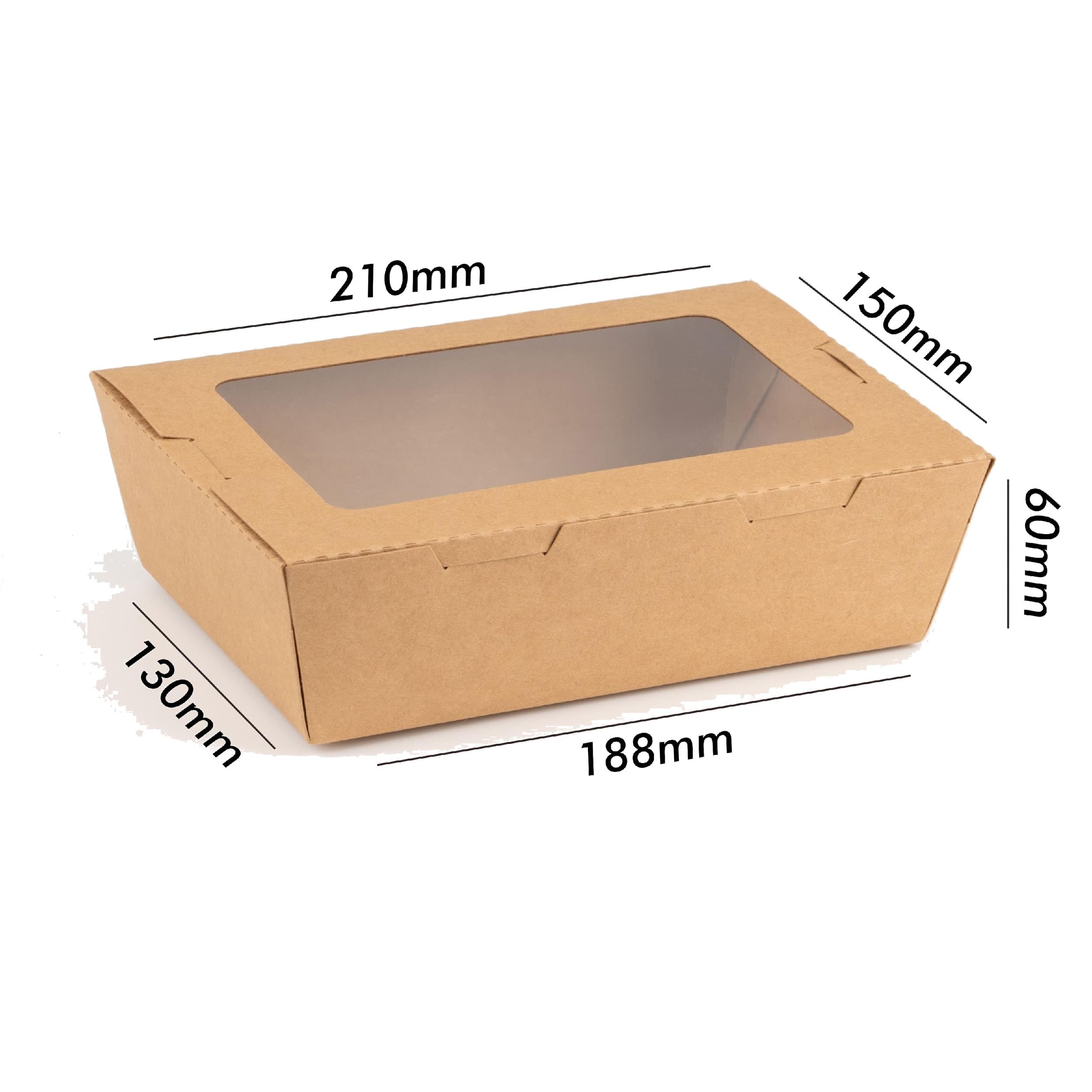 salad box with window